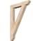 Ekena Millwork Traditional Slat Smooth Bracket, Douglas Fir, 3 1/2"W x 24"D x 36"H BKT04X24X36TRA06SDF - alternate 1